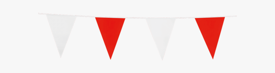 Bunting Pe 10m - Red And White Buntings, Transparent Clipart