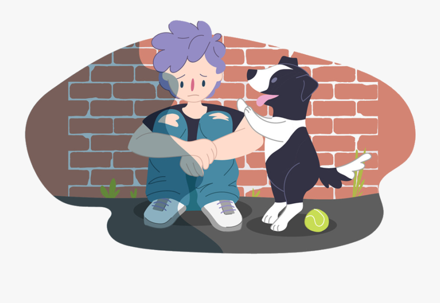 Depression Depressed Kid Illustration Clipart Sadness - Depression For Kids, Transparent Clipart