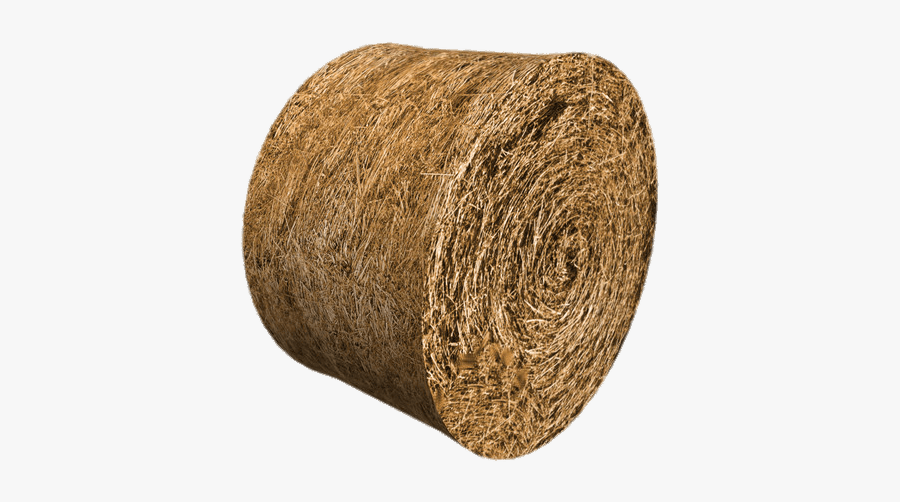 Round Hay Bale - Hay Bale .png, Transparent Clipart