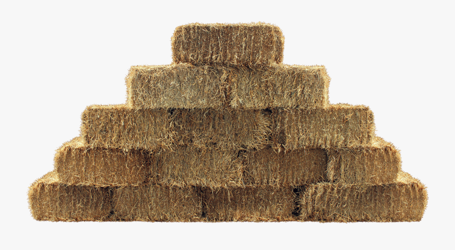 Pyramid Of Straw Bales - Hay Bales Farm, Transparent Clipart