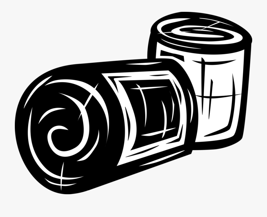 Vector Illustration Of Farm Scene Hay Harvest With, Transparent Clipart