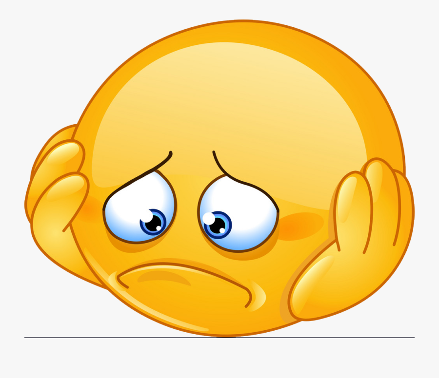 Sad Faces - Depressed Emoticon, Transparent Clipart