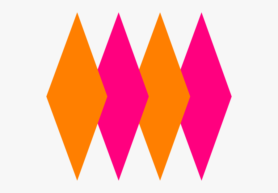 Orange And Pink Clip Art At Clker - Pink And Orange Clipart, Transparent Clipart