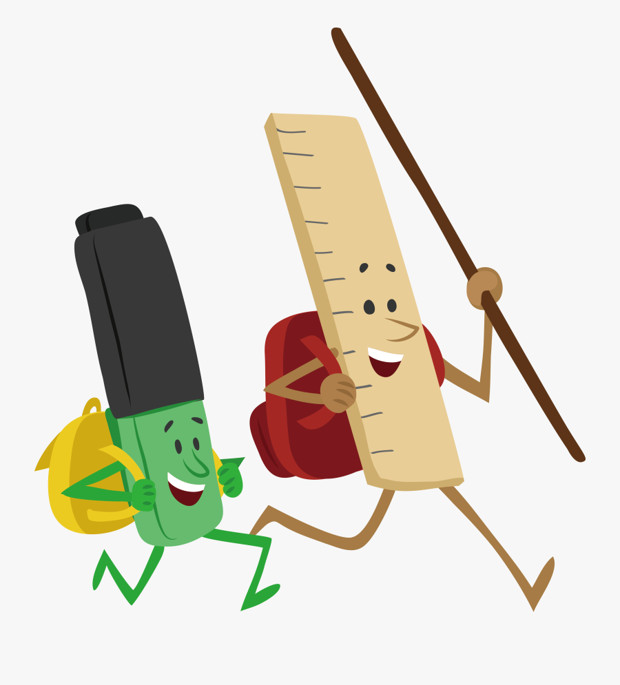 Clip Art Cartoon Square - Pencil And Eraser Cartoon Png, Transparent Clipart