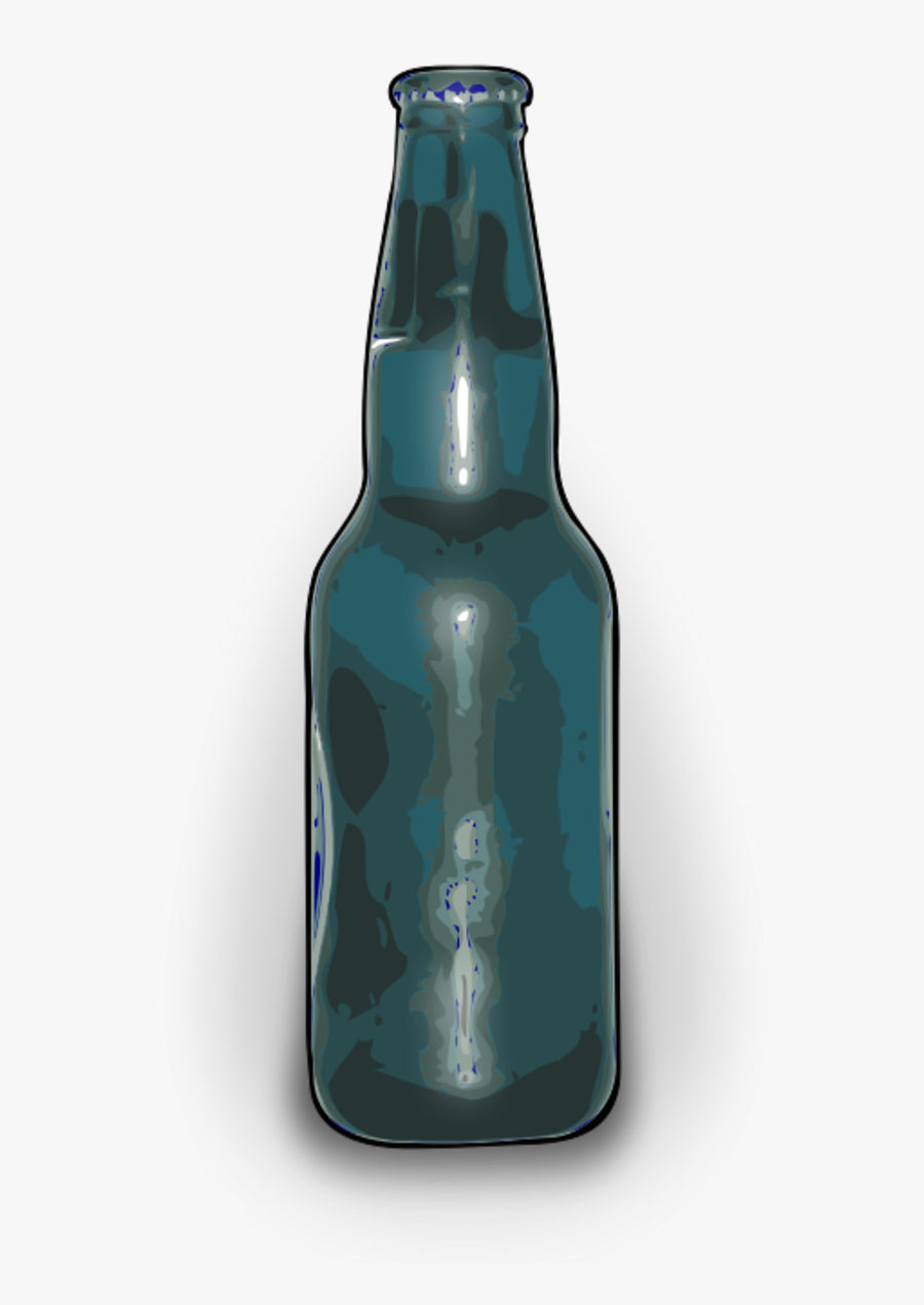 Vector Clip Art - Beer Bottle Clip Art, Transparent Clipart