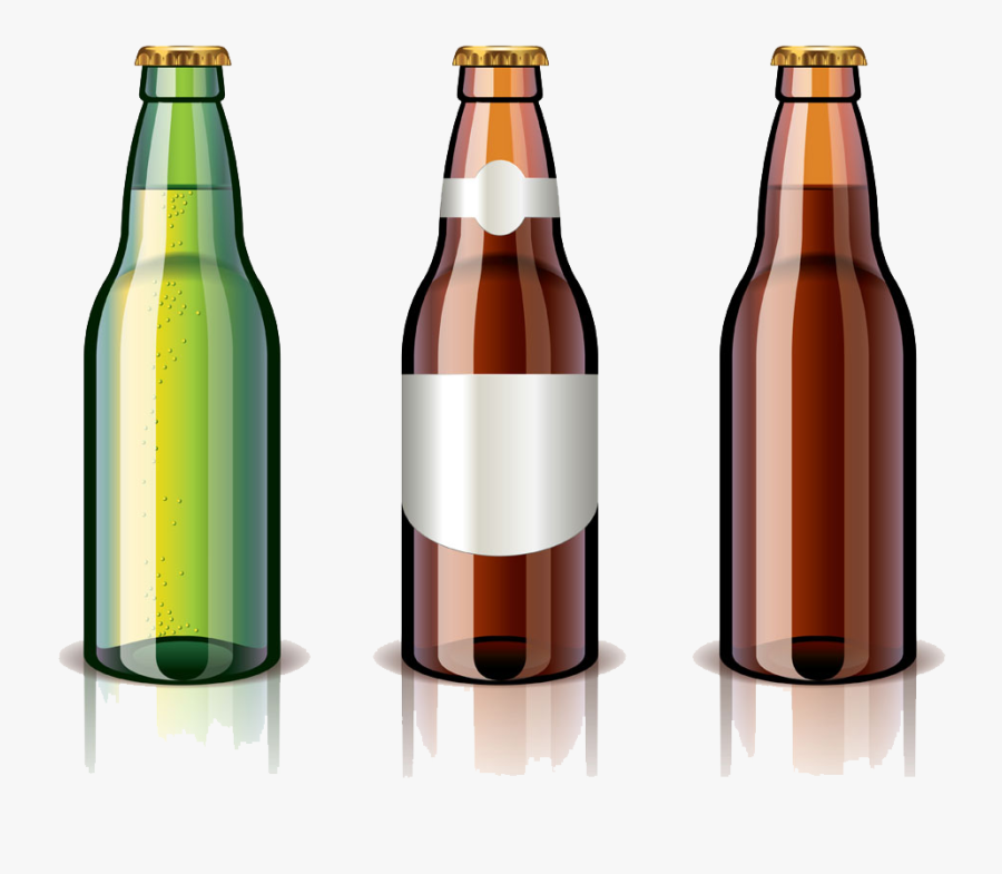Clip Art Hall Three Bottles Transprent - Bottle, Transparent Clipart