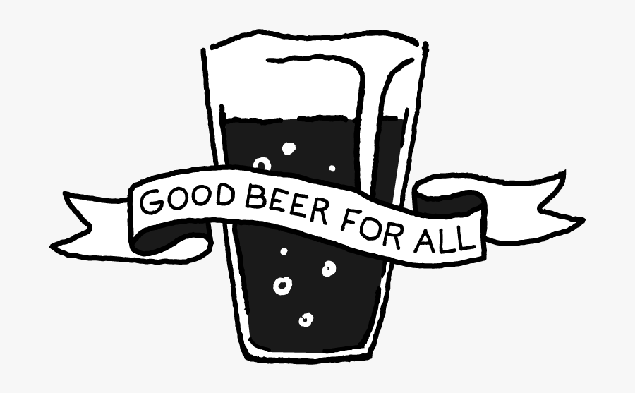 The Layman - Beer Black And White, Transparent Clipart