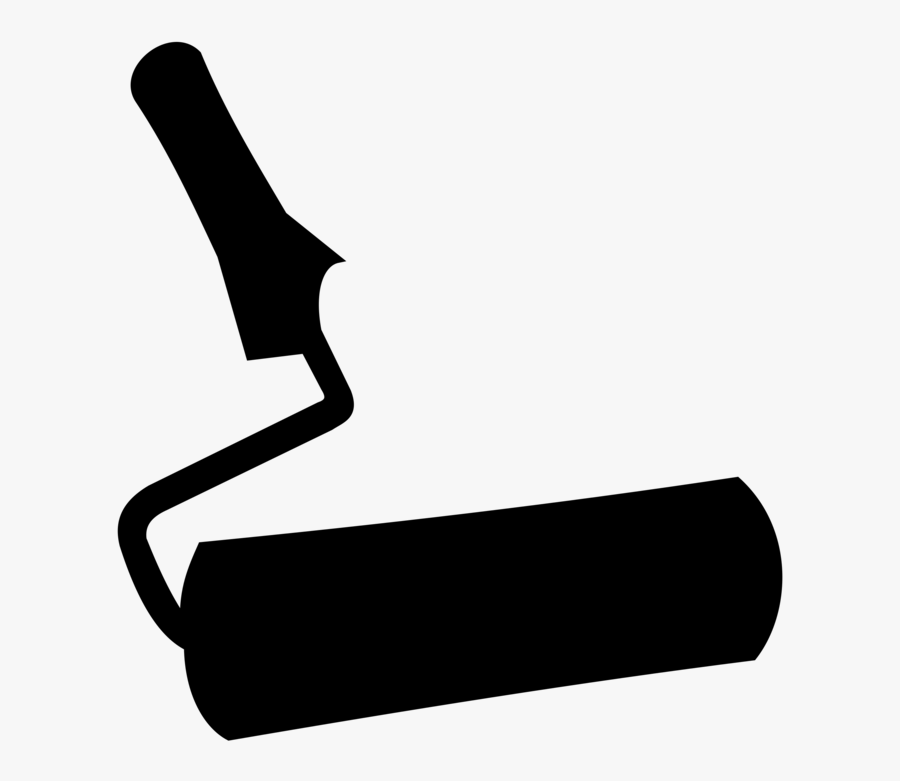 Transparent Painter Png - Painting Brush Silhouette, Transparent Clipart