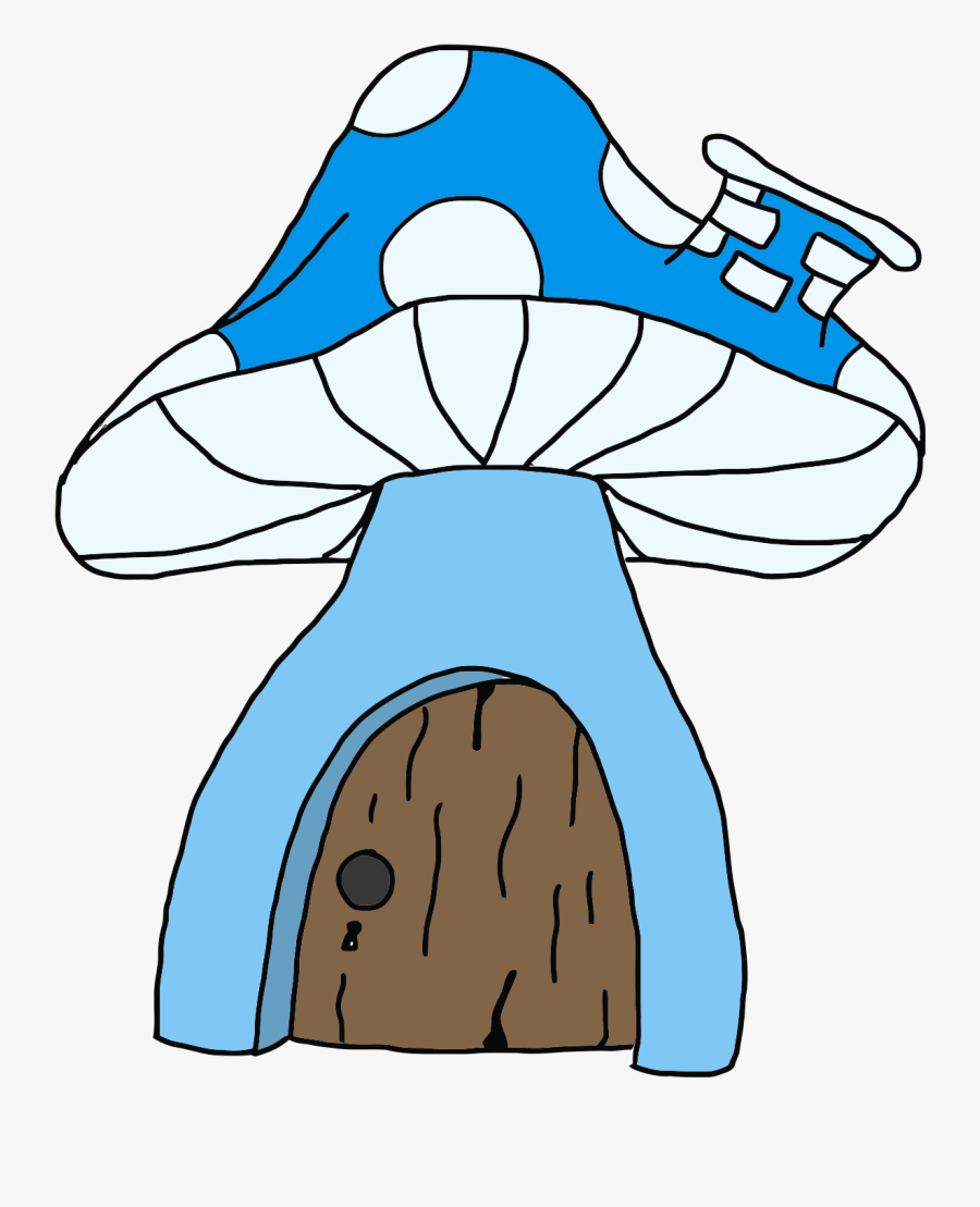 Champiñón De Los Pitufos, Transparent Clipart