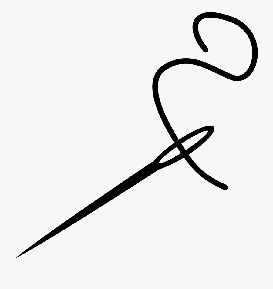 Lace Clipart Stitching - Sewing Clip Art Black And White, Transparent Clipart