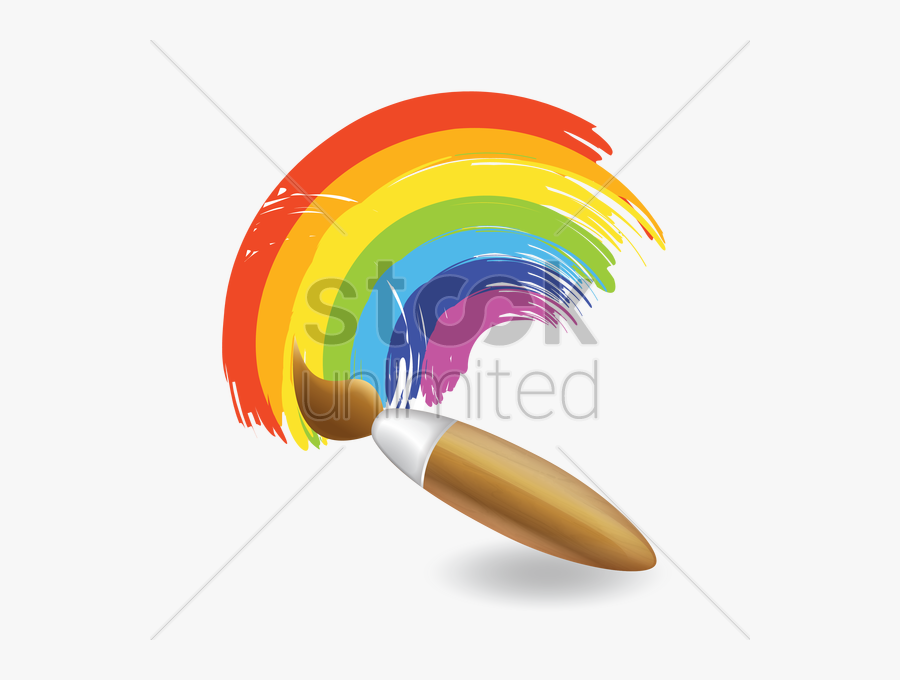 Paint Brush Multicolor Clipart Paint Brushes - Paint Brush Icon Colorful, Transparent Clipart