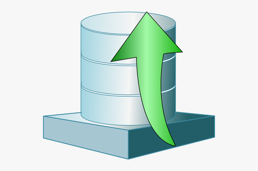 Database Icon, Transparent Clipart