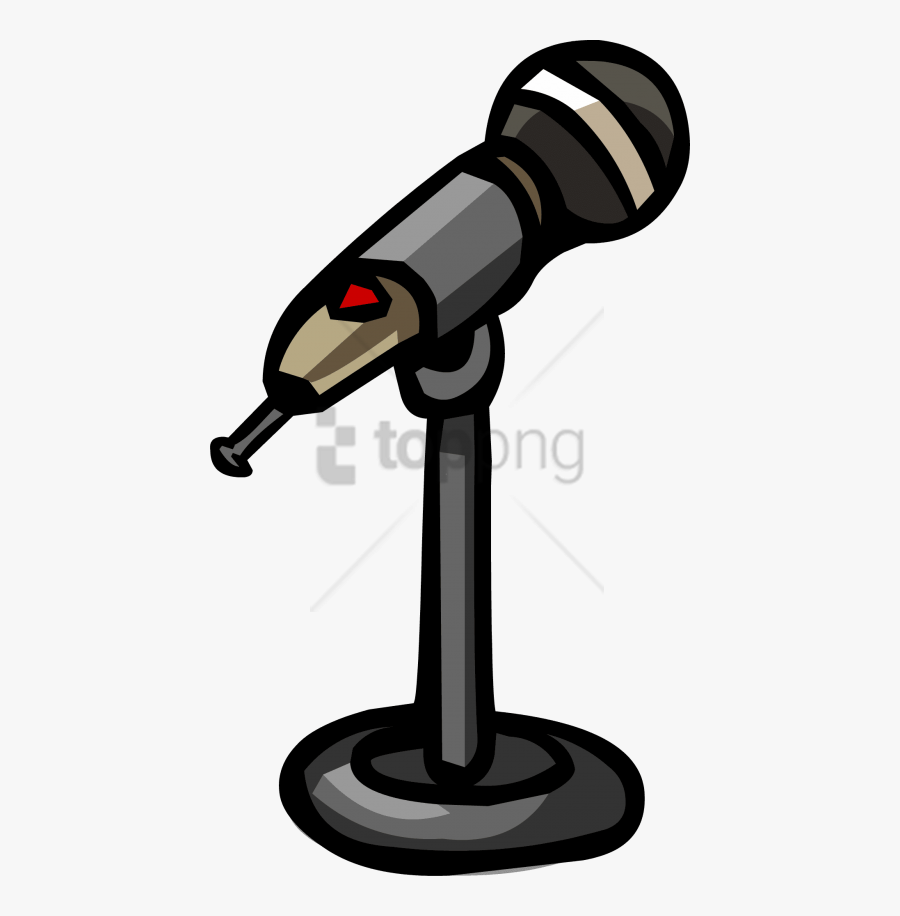 Free Png Download Microphone Club Penguin Png Images - Transparent Mic Png Cartoon, Transparent Clipart