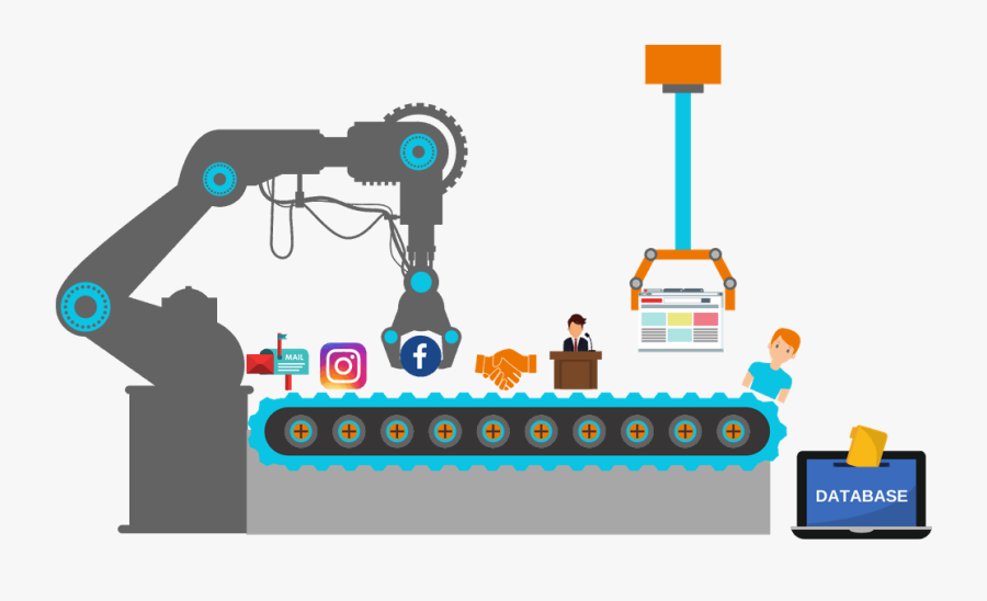 Streamline For Success - Robot Arm Vector, Transparent Clipart