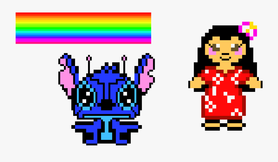 Transparent Scar Clipart - Pixel Art Lilo And Stitch, Transparent Clipart
