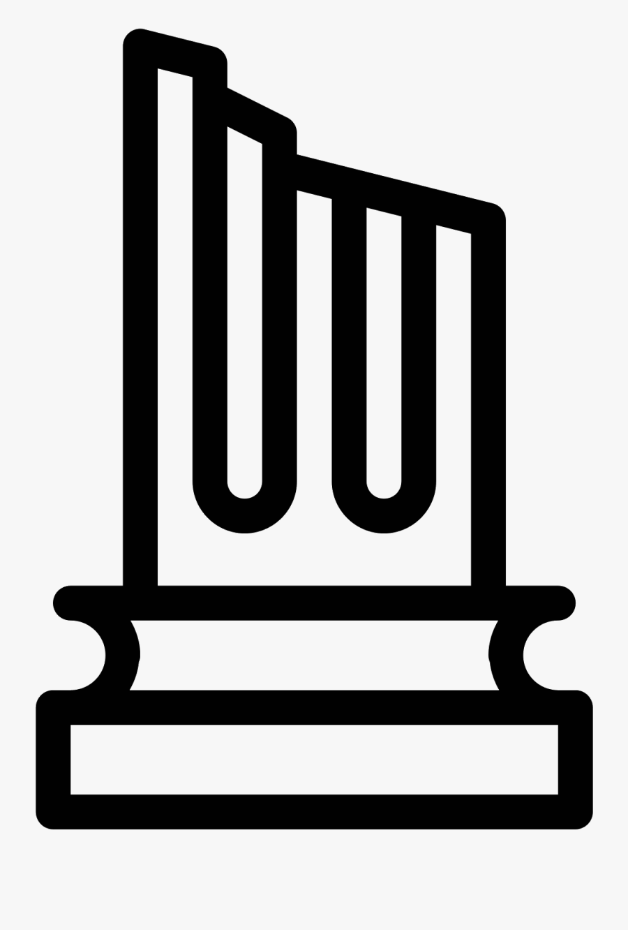Greek Pillar Base Icon - Greek Pillar Icon, Transparent Clipart