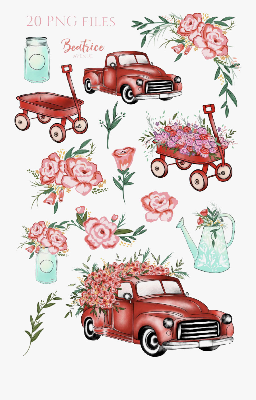 Clipart Truck, Transparent Clipart