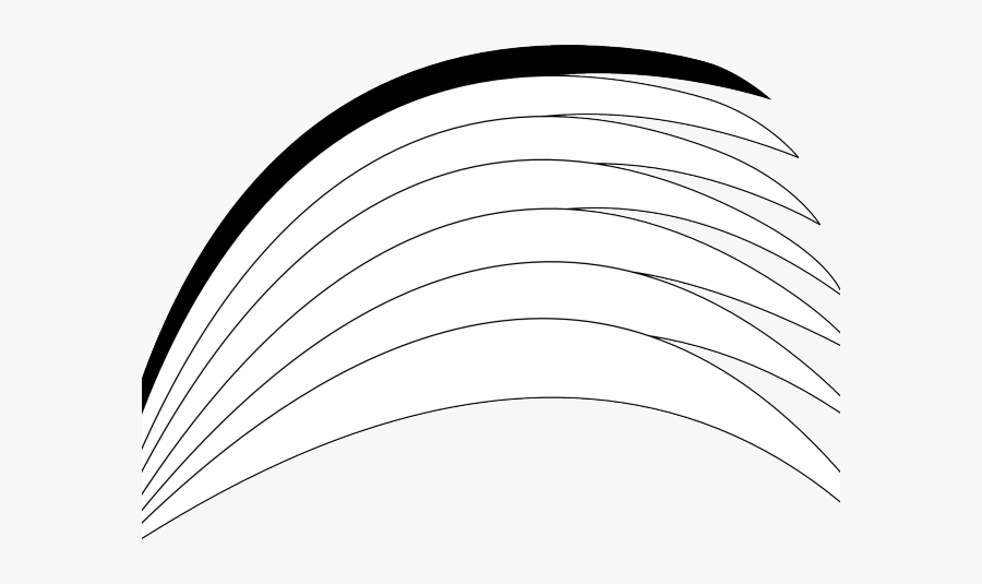 Black And White Rainbow Clipart - Arch, Transparent Clipart