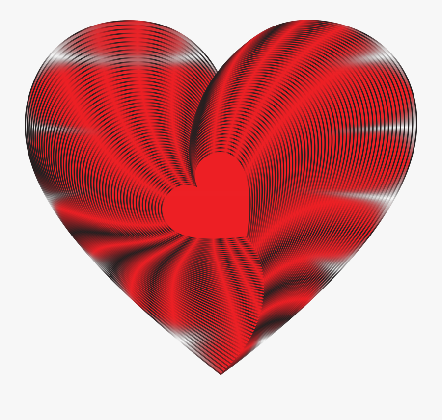 Golden Heart Of The Rainbow 6 Graphic Black And White - Heart, Transparent Clipart