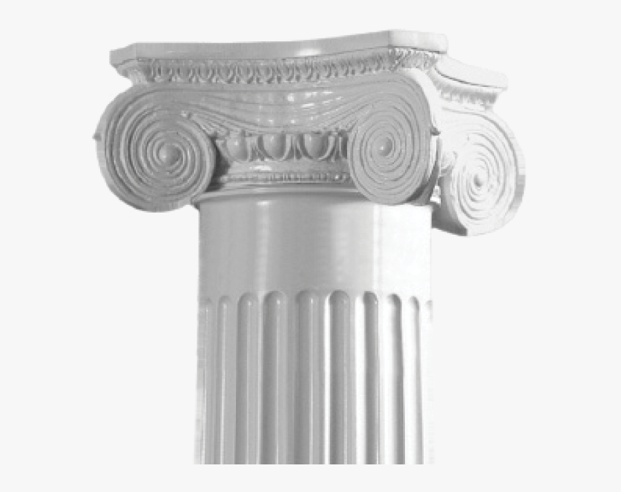 Transparent White Pillar Png - Column Capitals, Transparent Clipart