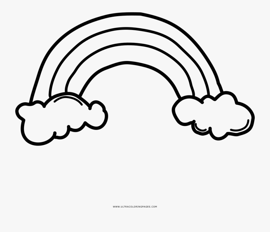 rainbow coloring page black and white rainbow clip art