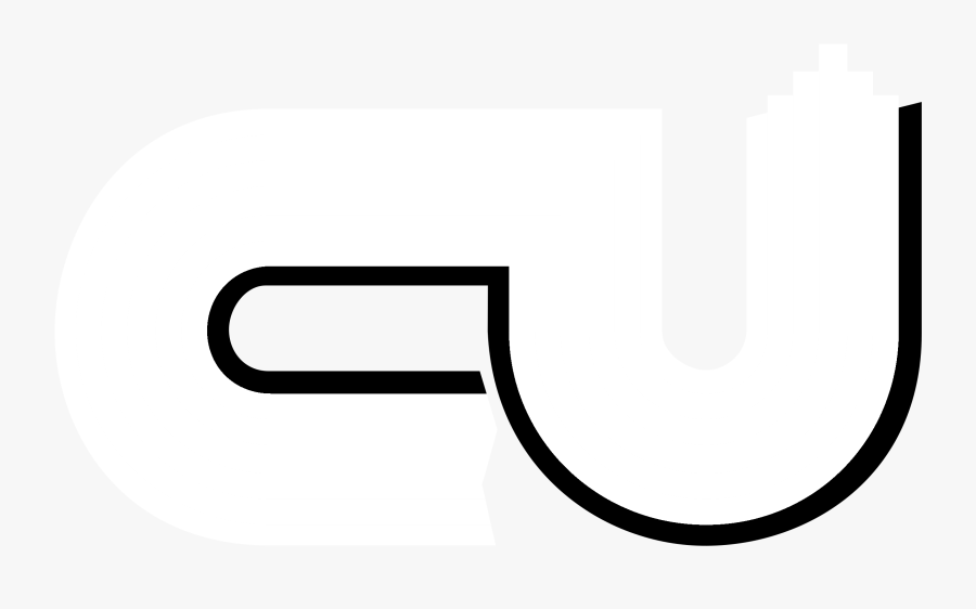 Cu Rainbow Logo Black And White - Line Art, Transparent Clipart