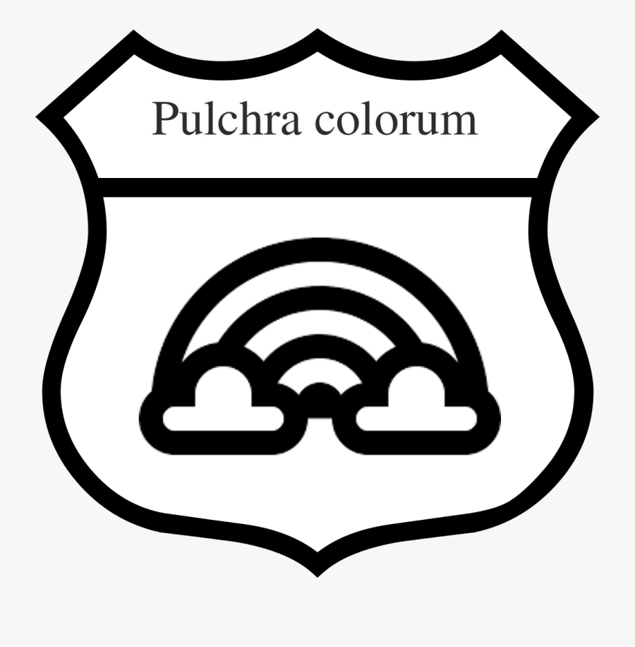 Highway Sign Black And White, Transparent Clipart