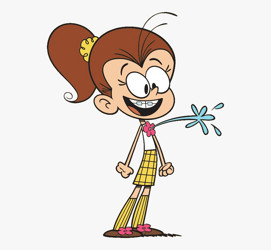 Luan Loud Water Squirting Flower - Luan From The Loud House, Transparent Clipart
