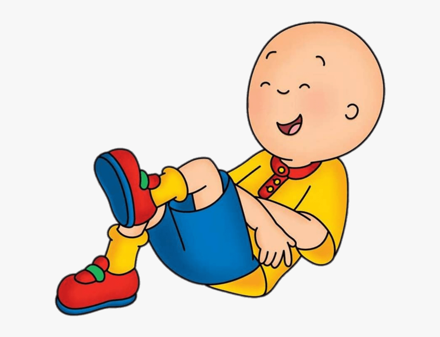 Caillou Laughing Out Loud - Caillou Laughing, Transparent Clipart