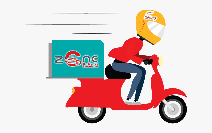 Scooter Clipart Delivery Scooter - Bike Delivery Service Logo, Transparent Clipart