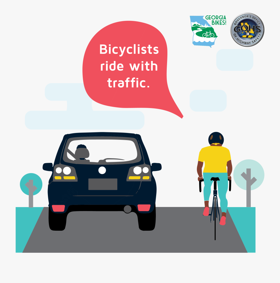 Biking Clipart Transportation - Bicycle Safety, Transparent Clipart