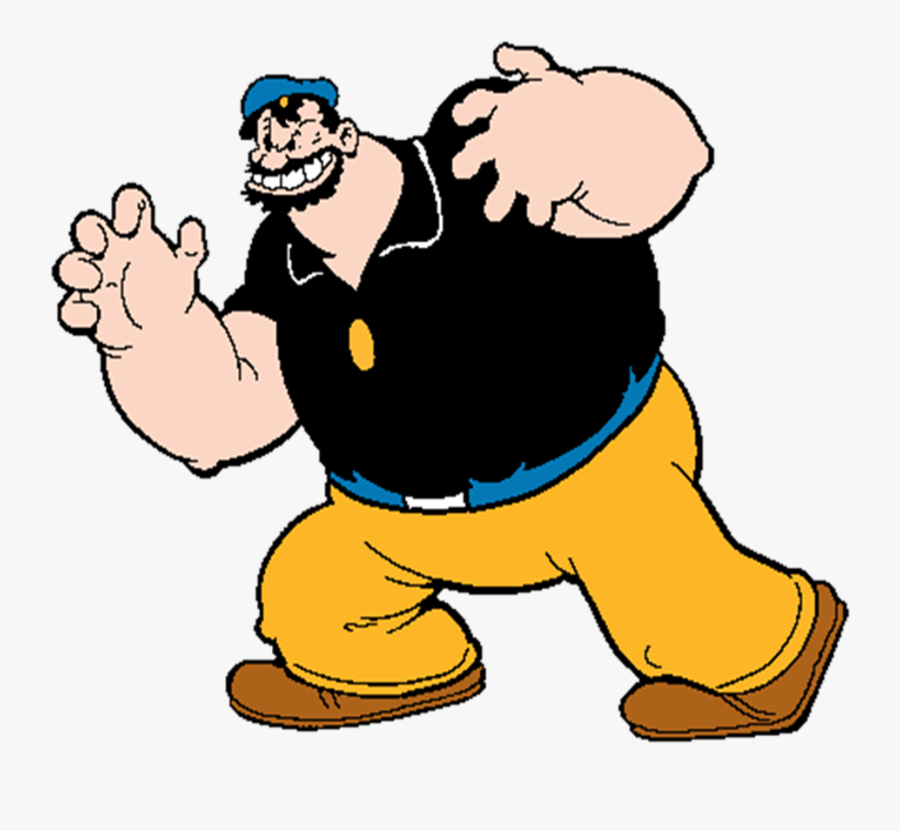 Bluto Popeye Clipart , Png Download - Brutus Popeye Png, Transparent Clipart