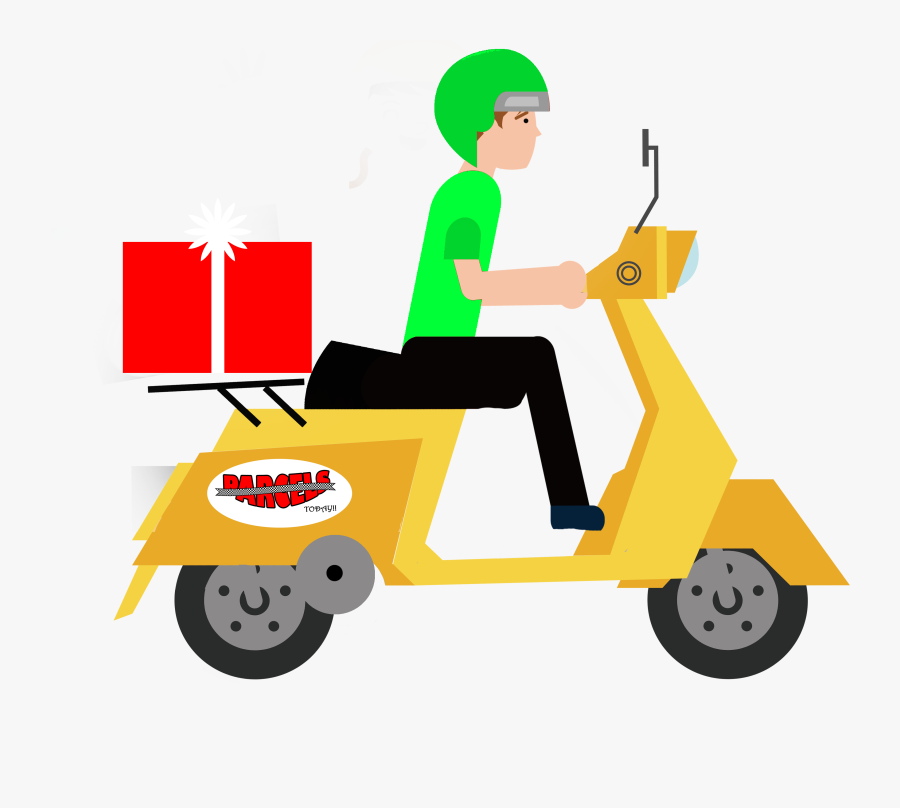 Delivery Boy Vector Png - Illustration, Transparent Clipart