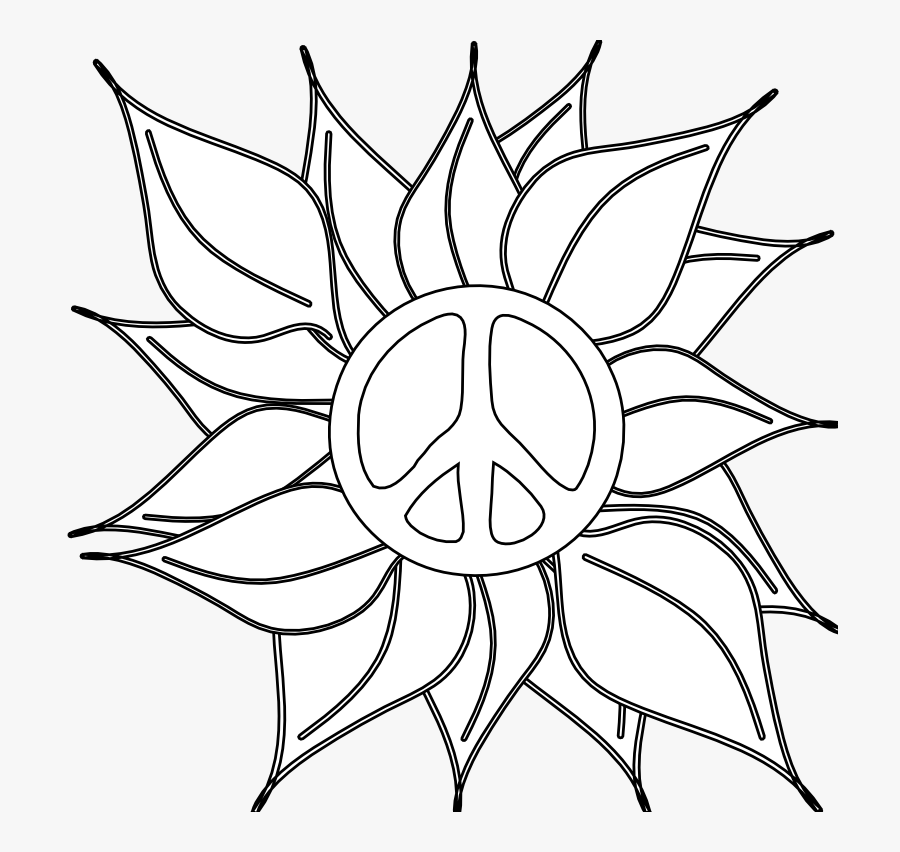 Peace Clipart Peace Quiet - Drawings Of Peace Symbol, Transparent Clipart