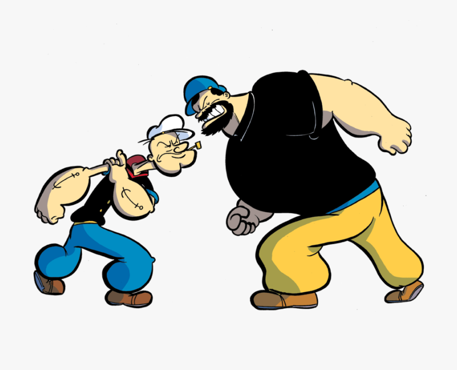 Popeye And Bluto , Free Transparent Clipart - ClipartKey.