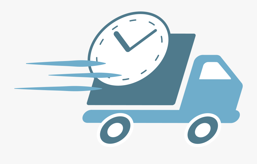 Delivery On Time Clip Art, Transparent Clipart