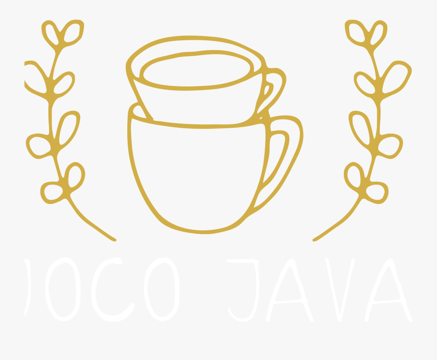 Cropped Coffee Logo White Font, Transparent Clipart