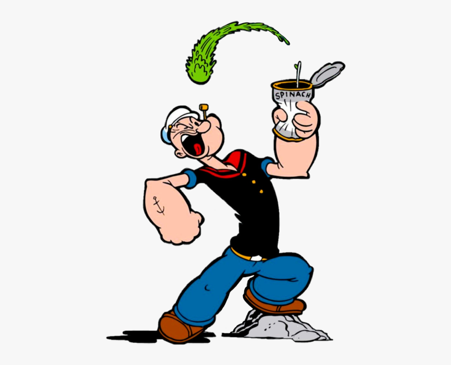Popeye Freetoedit Scspinach Spinach - Popeye The Sailor Man, Transparent Clipart