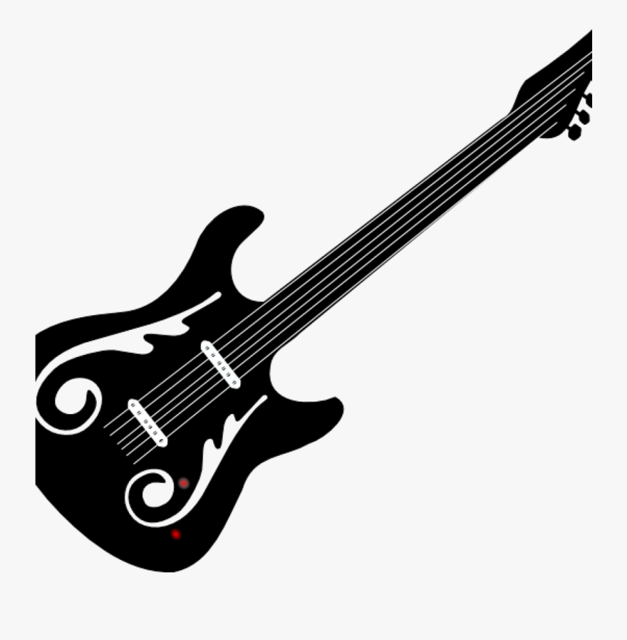 Guitar Clipart Black And White Guitar Clip Art Black - Kaisi ...