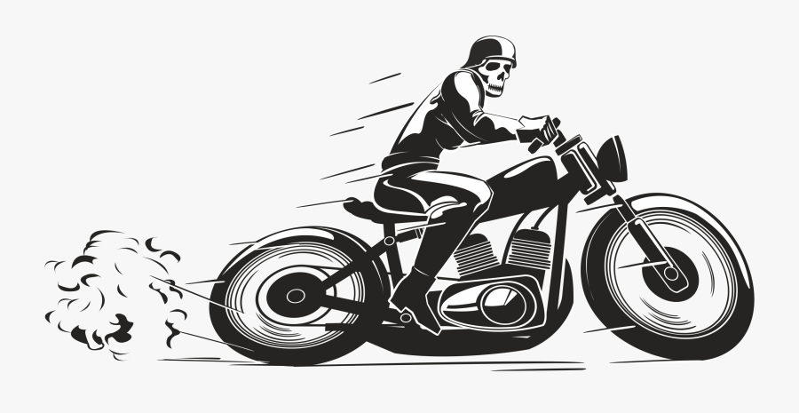 Delivery Clipart Motorcycle - Motorcycle Png Sticker Transparent, Transparent Clipart