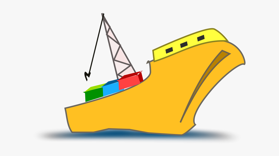 Free Clipart - Container Ship Clipart, Transparent Clipart