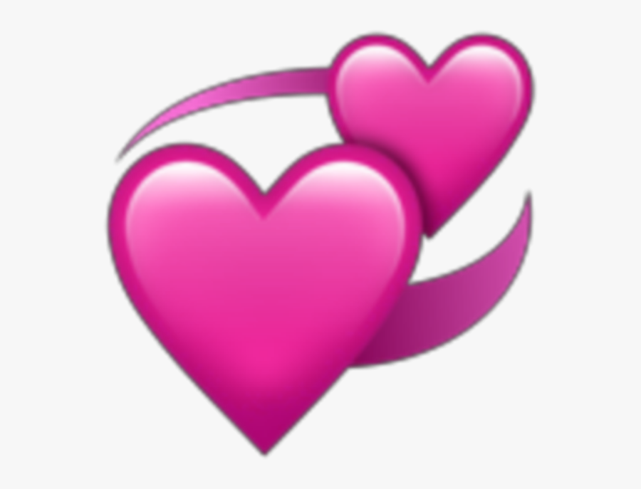 #heart #beat #heartbeat #pink #wallpaper #pinkwallpaper - Iphone Heart Emoji Png, Transparent Clipart