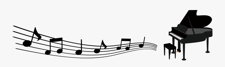 Piano Melody Clip Arts, Transparent Clipart