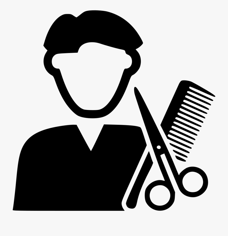 Barber Icon, Transparent Clipart