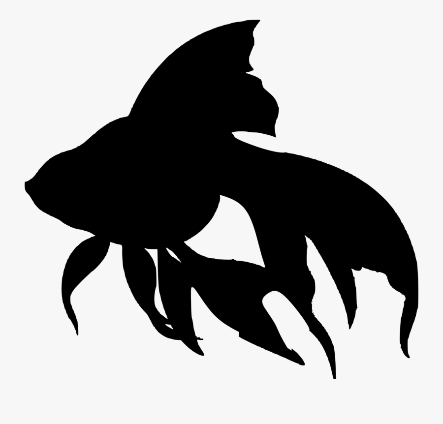 Transparent Fishing Silhouette Clipart - Fish Silhouette Vector Png, Transparent Clipart