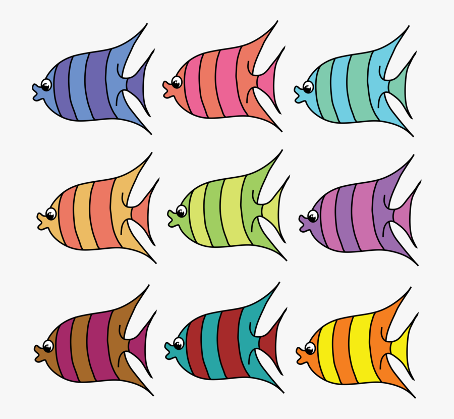 Transparent Sea Creatures Png - Free Fish Vector, Transparent Clipart