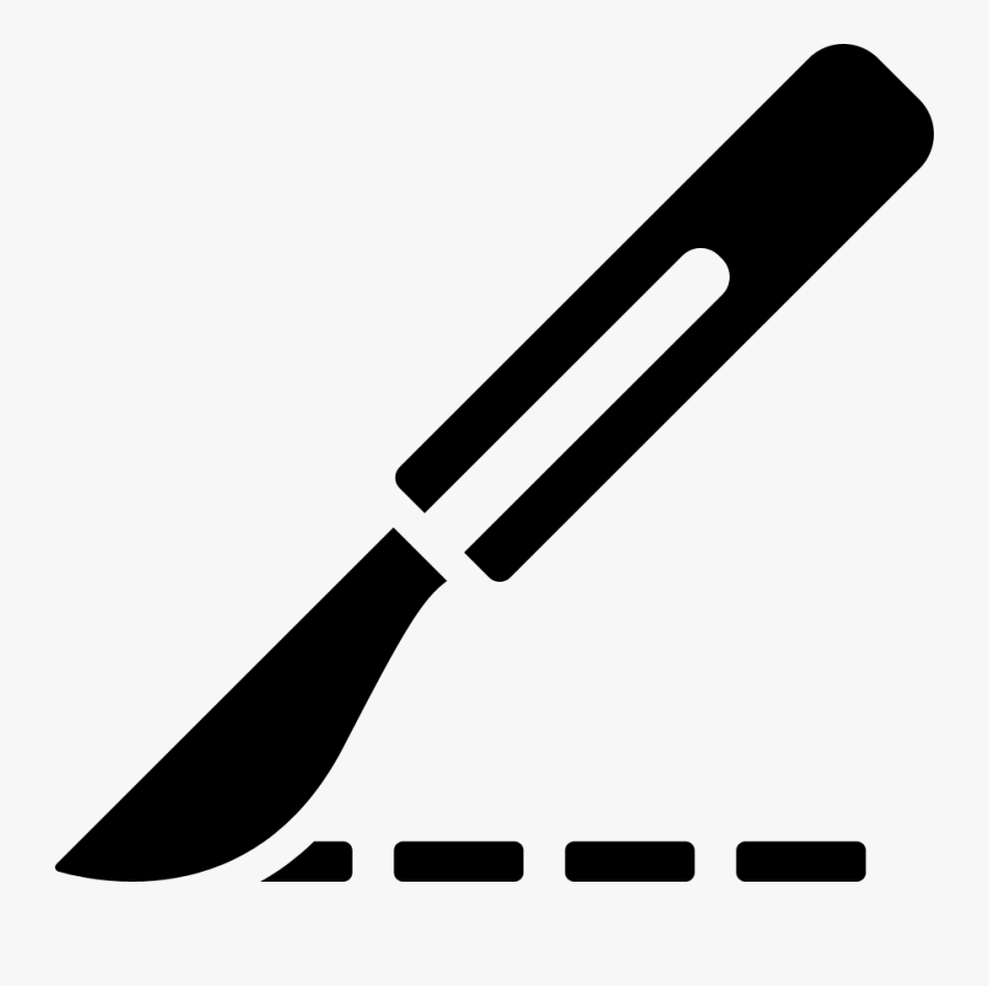 Scalpel Icon, Transparent Clipart