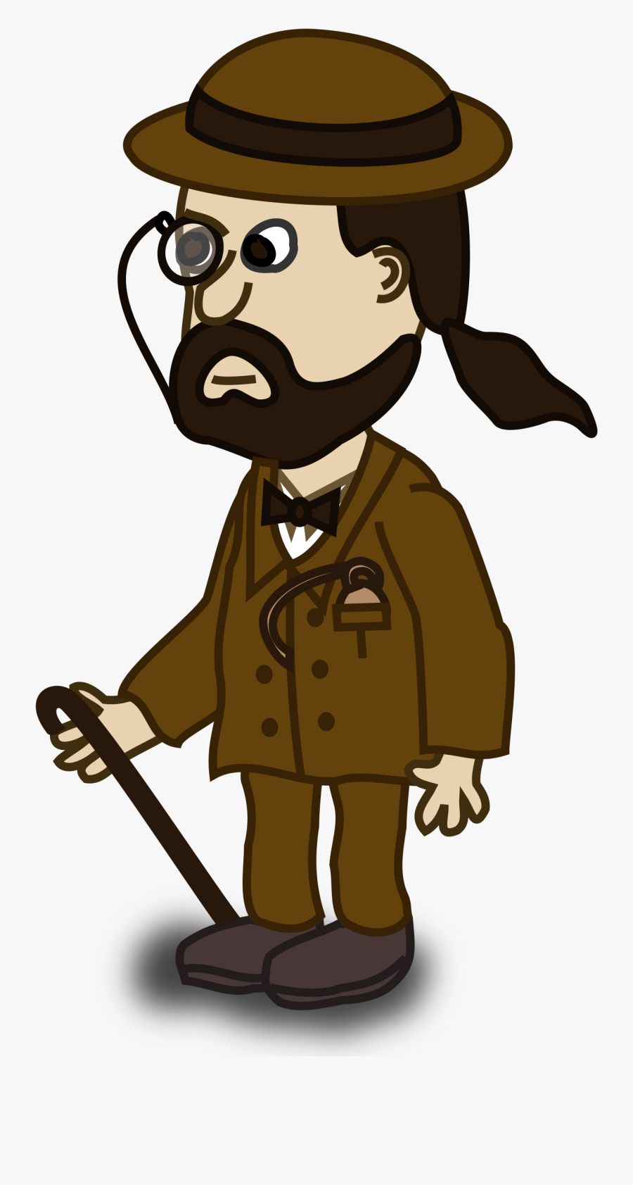 Comic Characters Gentelman Big - Comic Characters, Transparent Clipart