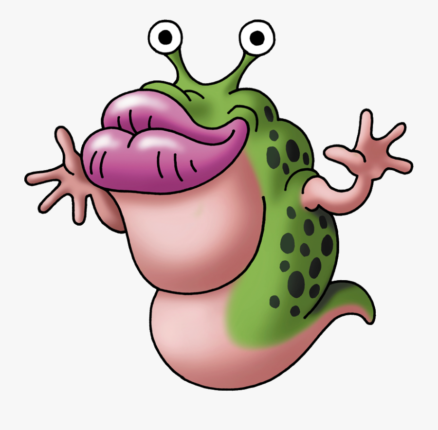 Transparent Kissy Lips Png - Smoocher Dragon Quest, Transparent Clipart