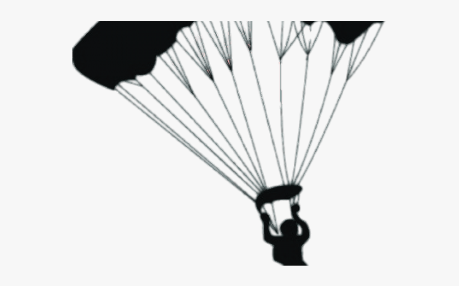 Parachutist Clipart Transparent - Skydive Drawing, Transparent Clipart